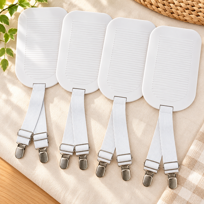 Adjustable Elastic Bed Sheet Fastener Clips
