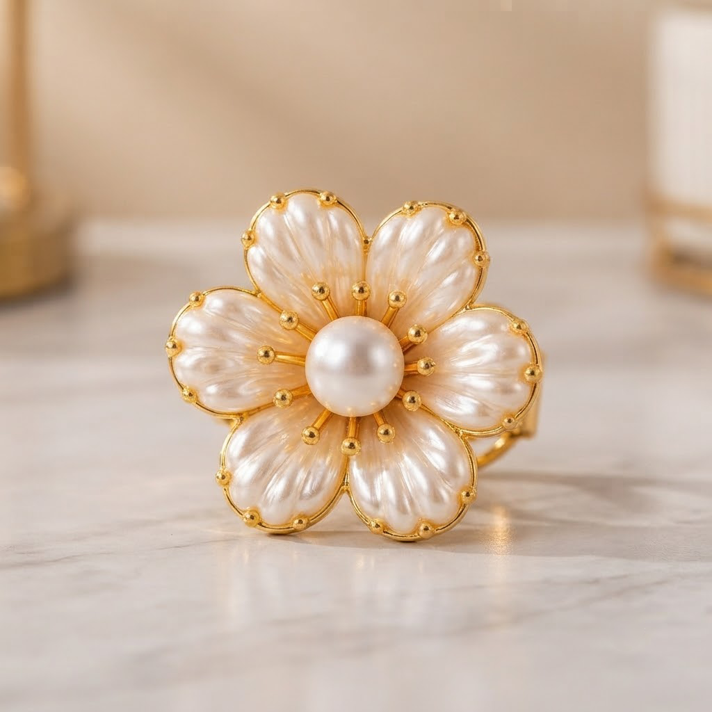 Gold Pearl Decorative Curtain Clip Tieback