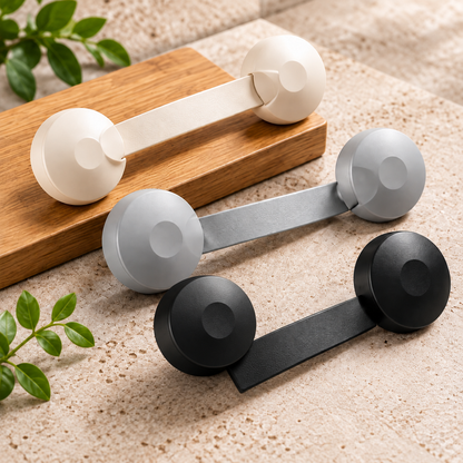 No-Drill Adhesive Flexible Curtain Tieback