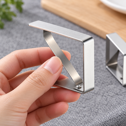 Stainless Steel Non-Slip Tablecloth Clips