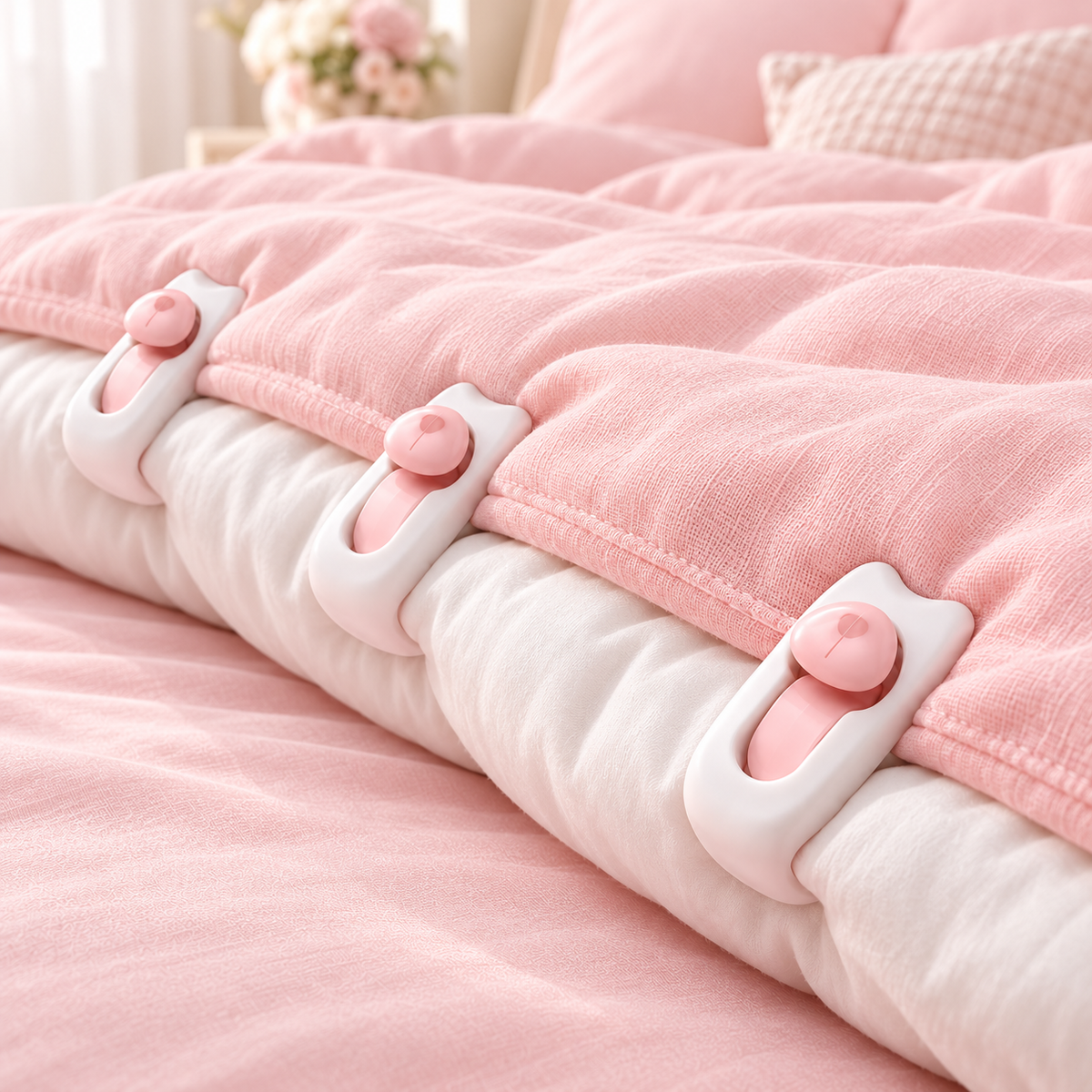 Anti-Slip Duvet &amp; Comforter Fastener Clips