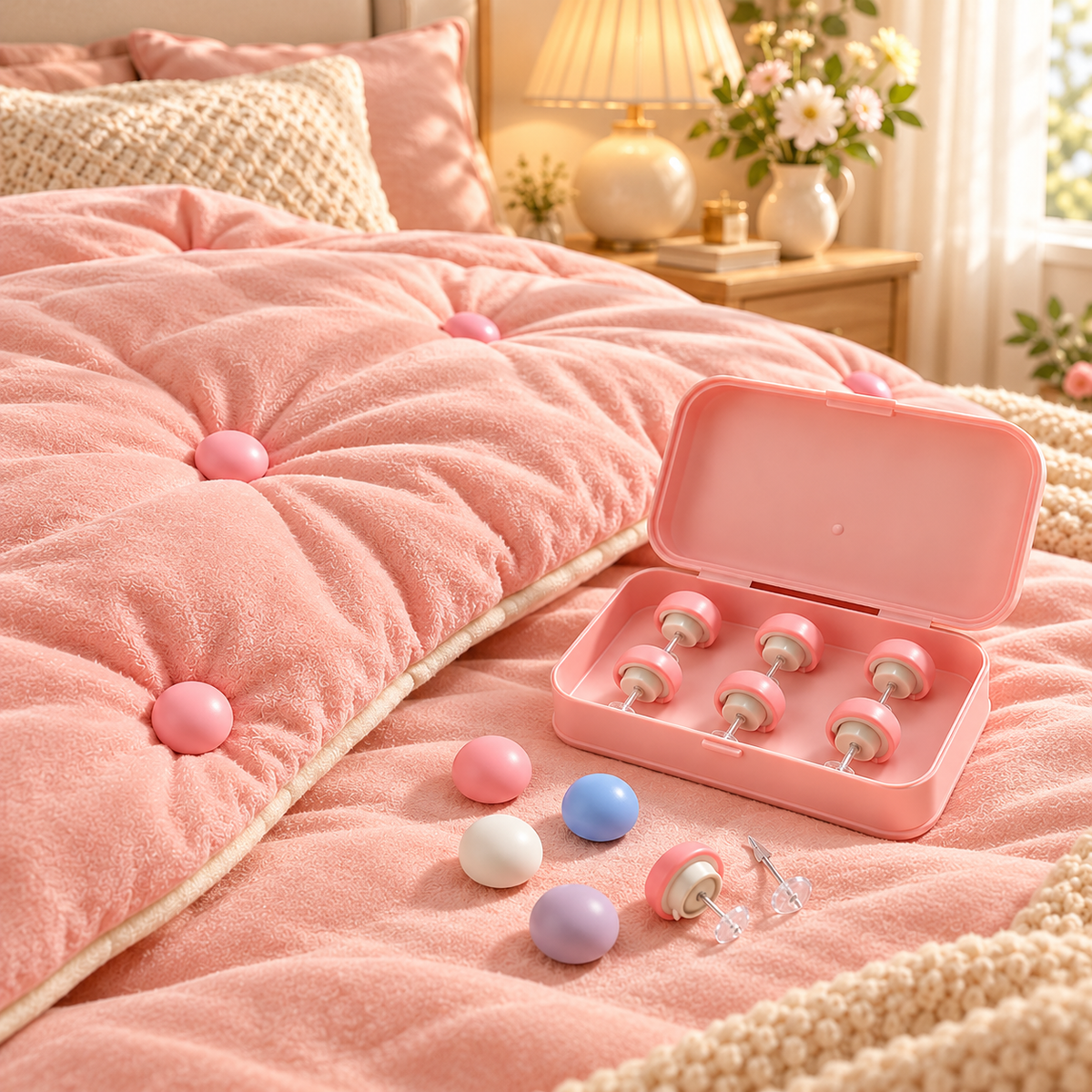 No-Slip Duvet Cover Fastener Clips